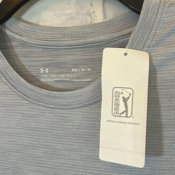 UNDER ARMOUR PGA PRESIDENT'S CUP QUAIL HOLLOW Vent Tee Shirt Men's Gray Medium - Picture 7 of 7
